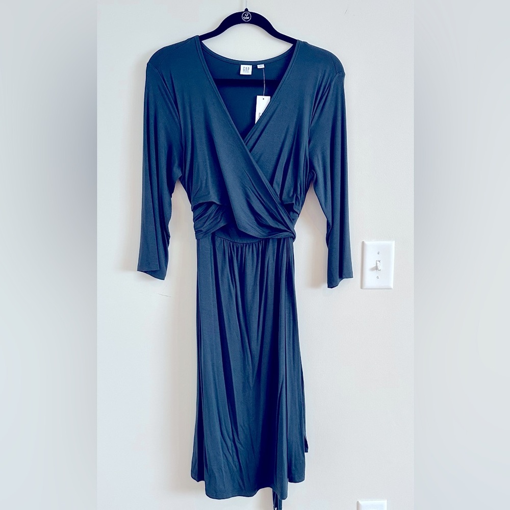 Gap Maternity Wrap Dress size L